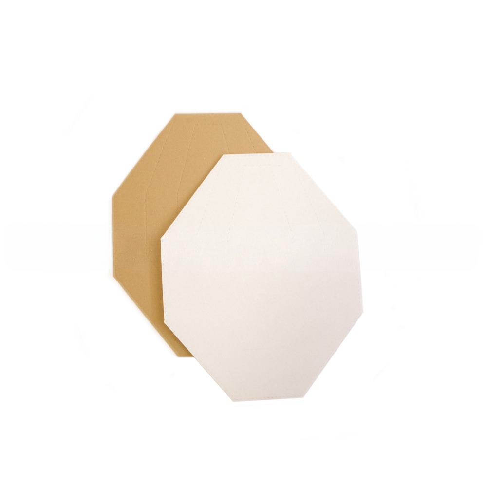 Cardboard IPSC MINI Target TAN/WHITE – 100 pcs./Pack