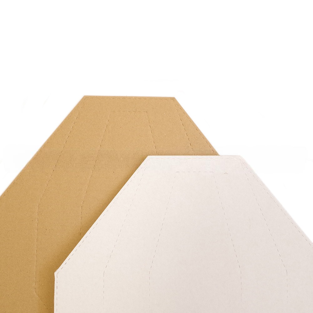 Cardboard IPSC MINI Target TAN/WHITE – 100 pcs./Pack