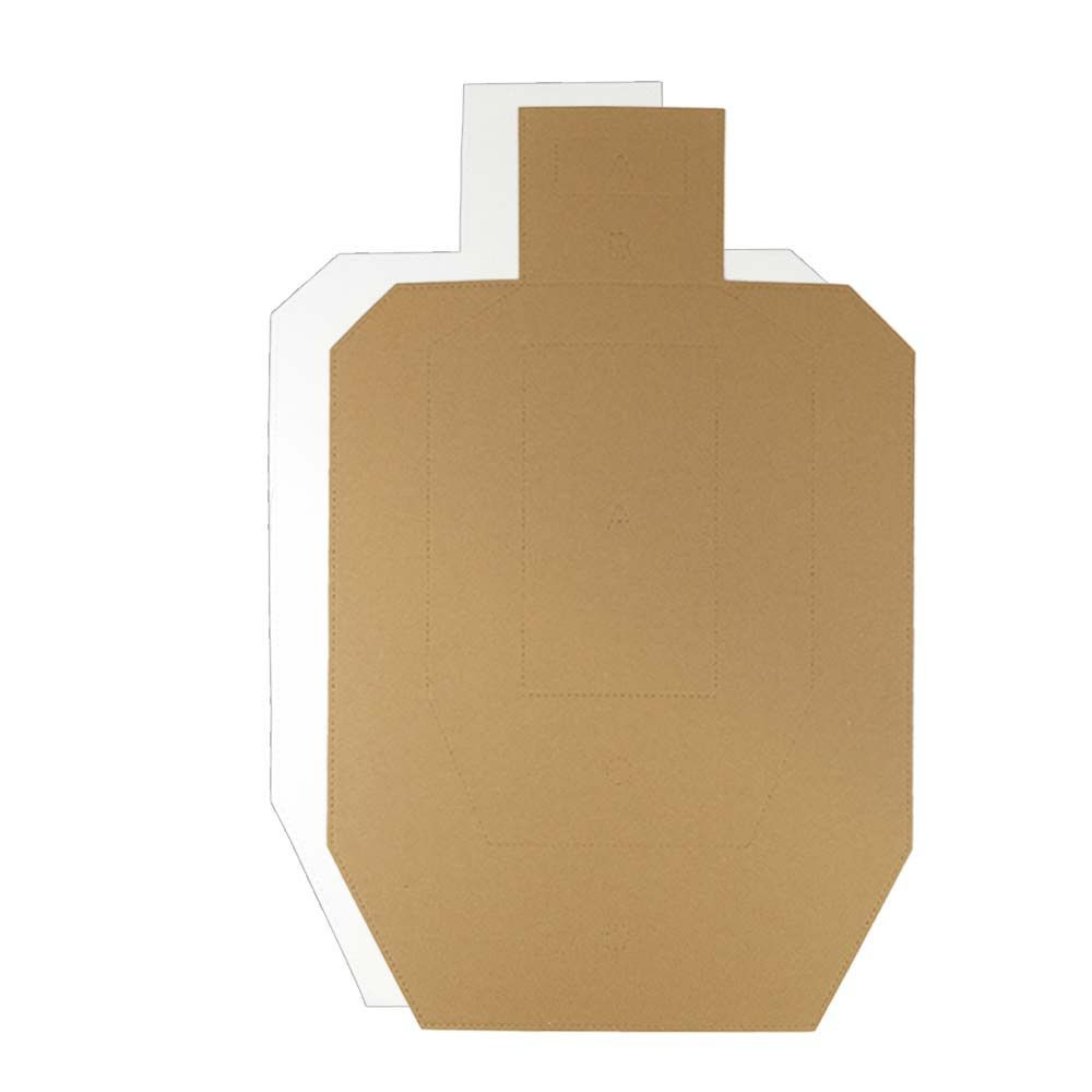 Cardboard Metric Target TAN/WHITE – 100 pcs./Pack