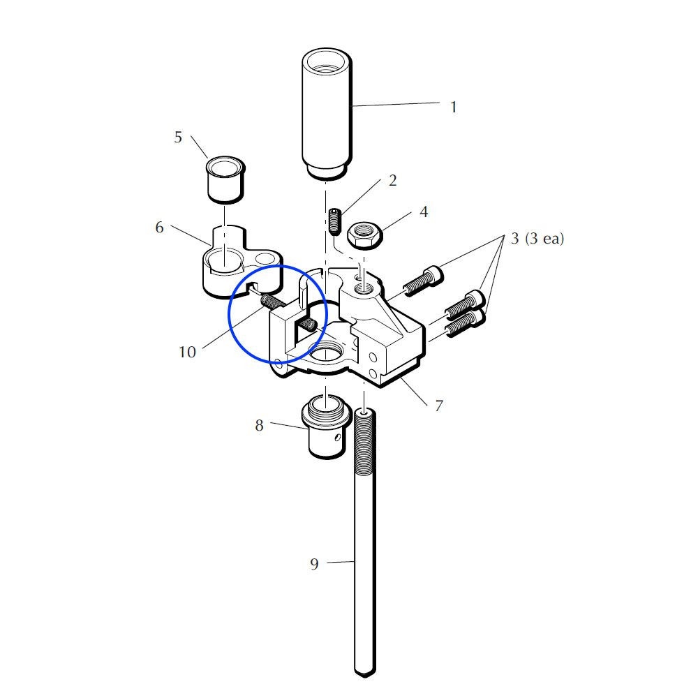 Eemann Tech Casefeed Arm Return Spring 13936 for Dillon XL650/XL750