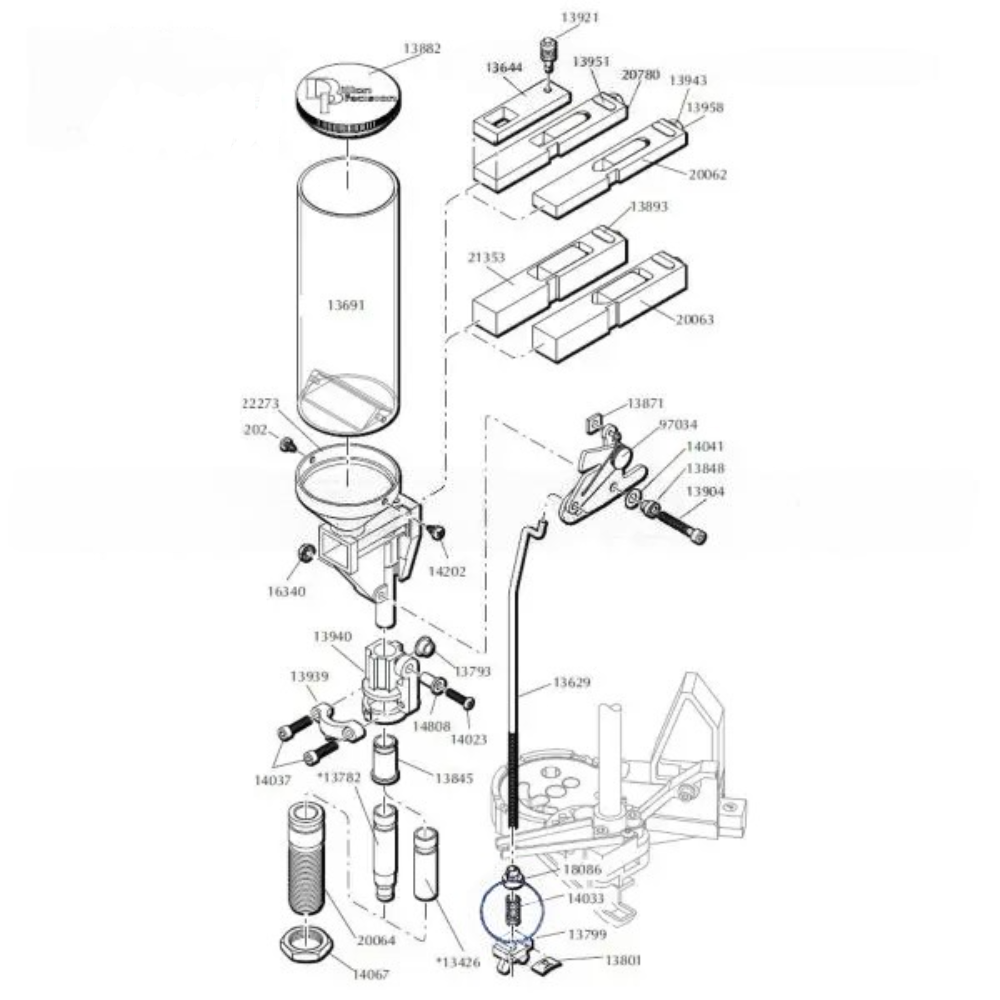 Eemann Tech Primer Cup Spring 14033 for Dillon XL550/XL650