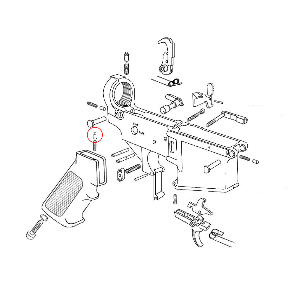 Eemann Tech Safety Detent for AR-15