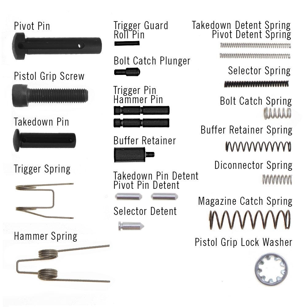 Eemann Tech Lower Small Parts Set for AR-15