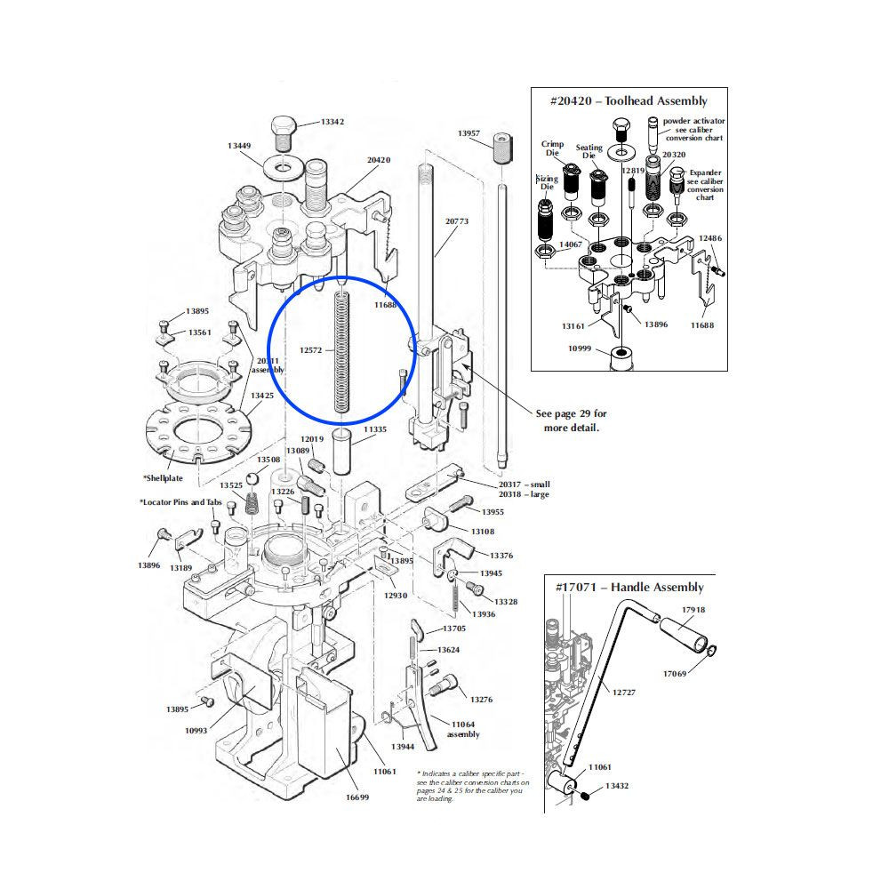 Eemann Tech Springs Kit for Dillon RL1050