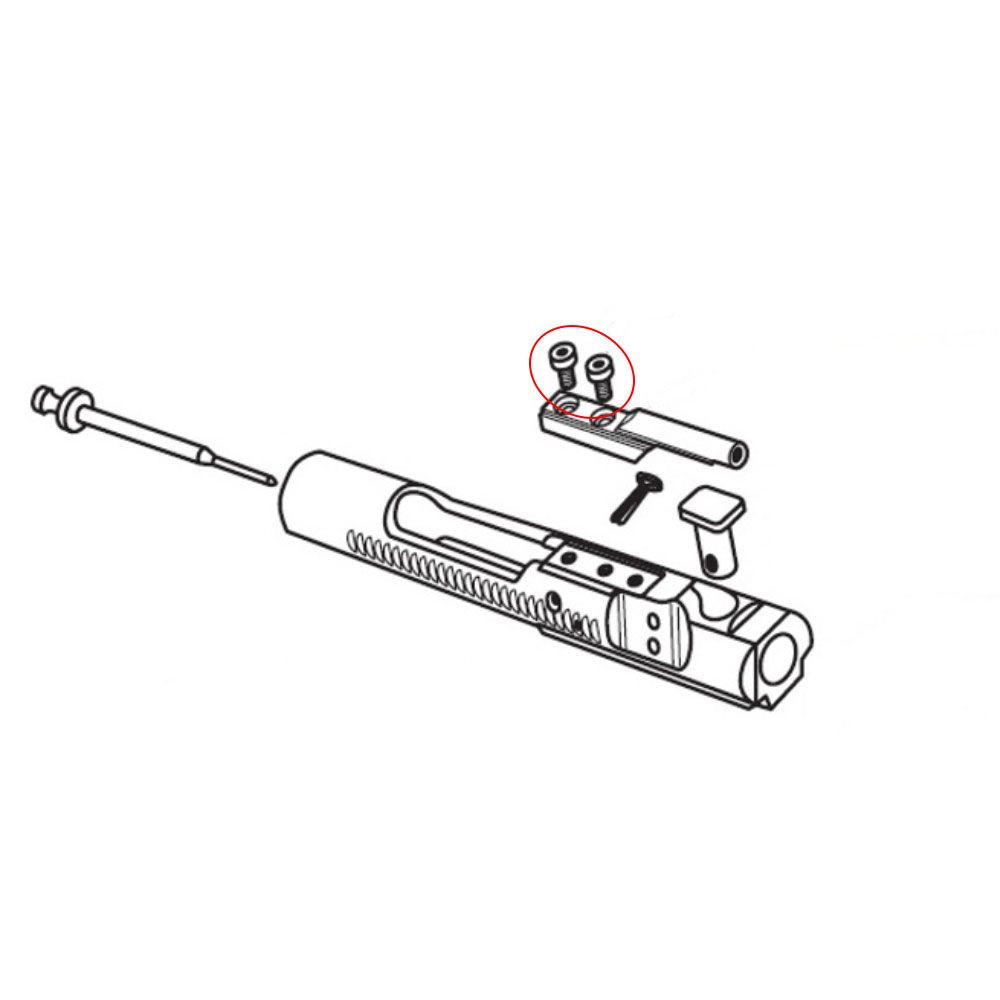 Eemann Tech Bolt Carrier Key Screw for AR-15 – 2 pcs.