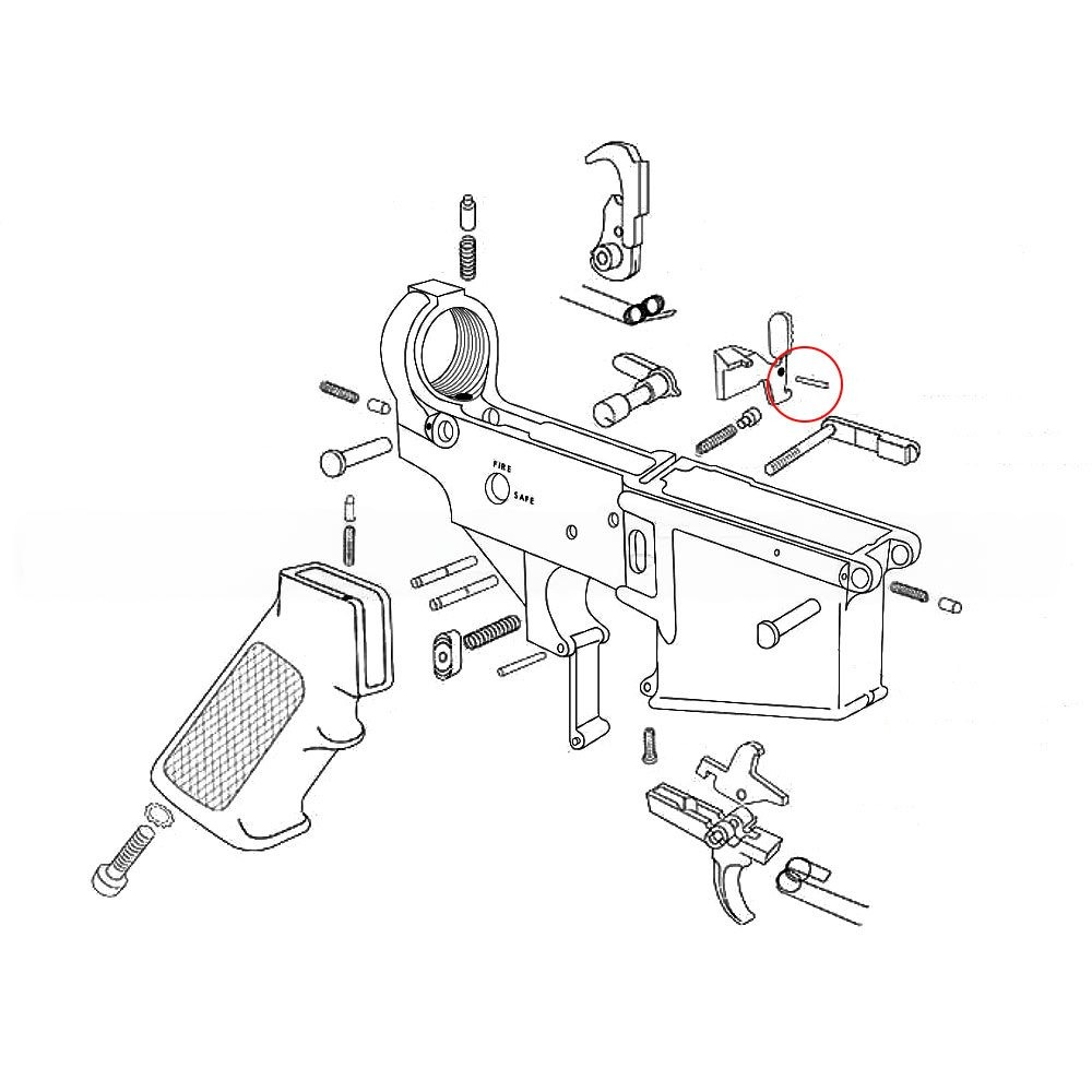 Eemann Tech Bolt Catch Pin for AR-15