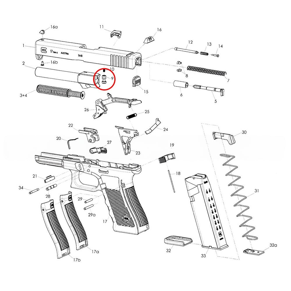 Eemann Tech Firing Pin Safety for GLOCK