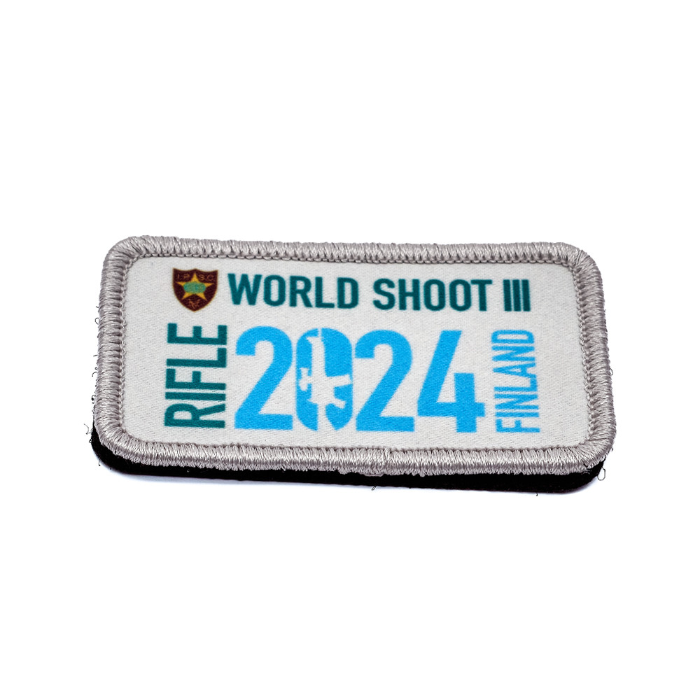 RWS2024 Rifle Worldshoot 2024 Official Sublimation Patch – 4cm x 7cm