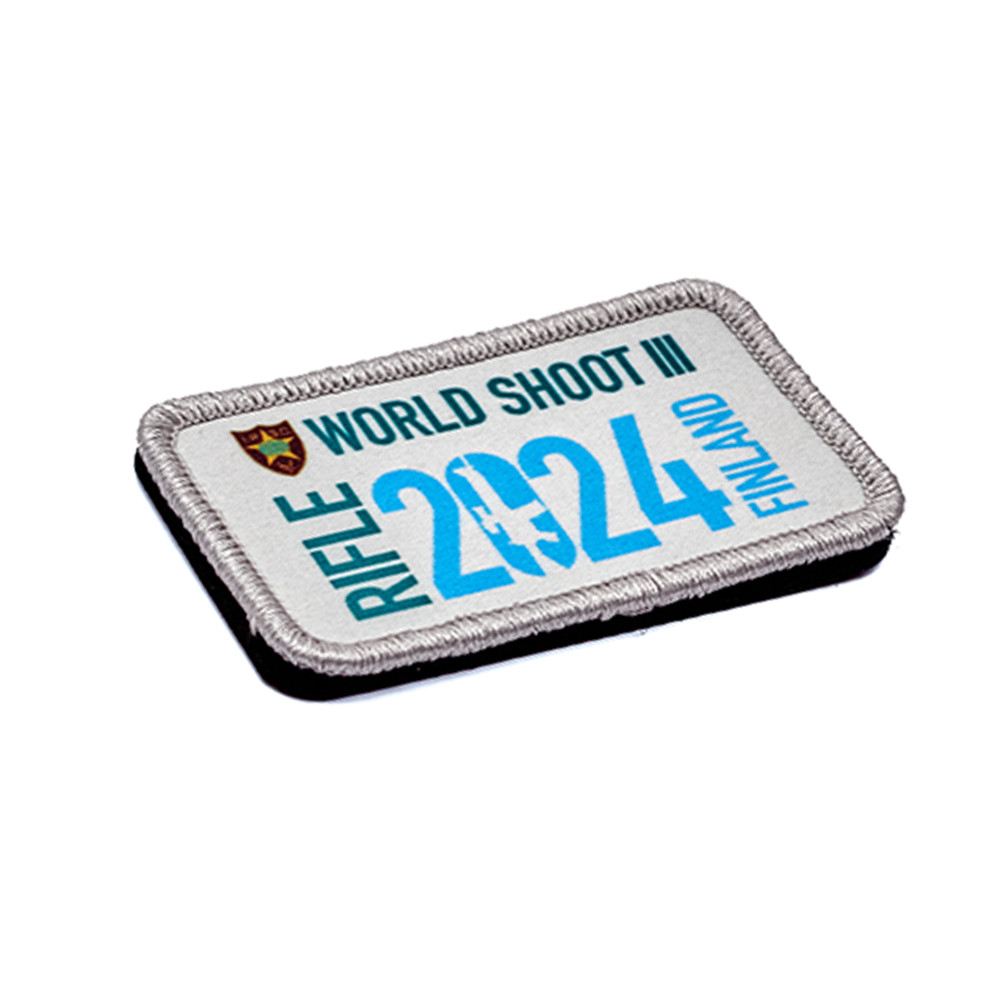 RWS2024 Rifle Worldshoot 2024 Official Sublimation Patch – 4cm x 7cm