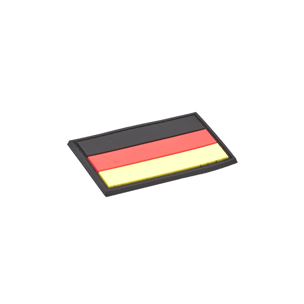 German Flag PVC Patch 3x5cm with Hook and Loop Fastener