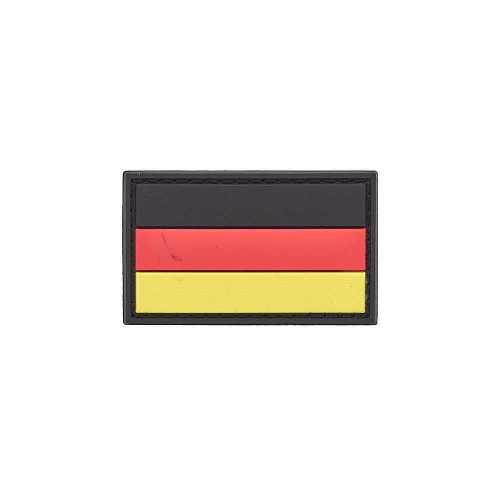 German Flag PVC Patch 3x5cm with Hook and Loop Fastener