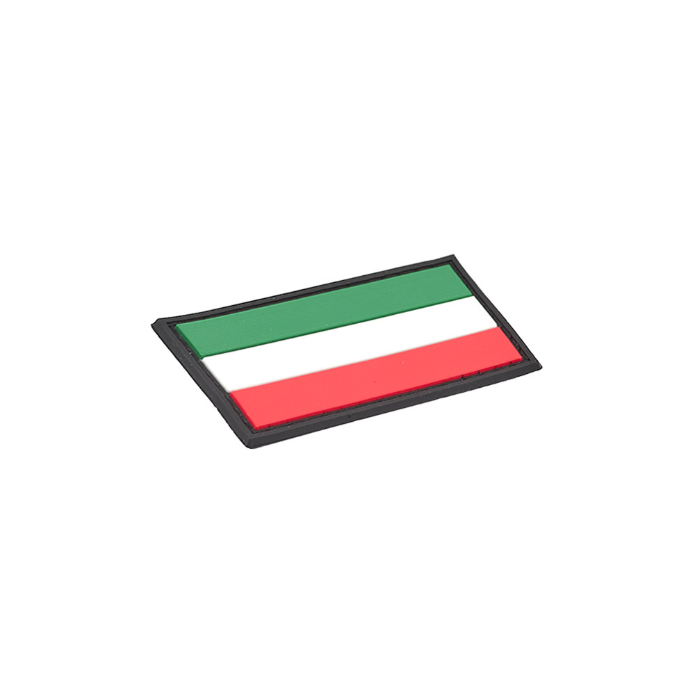 Hungarian Flag PVC Patch 3x5cm with Hook and Loop Fastener